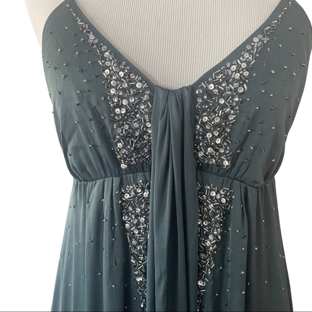 Banana Republic Navy Blue Formal Maxi Dress - Picture 3 of 14